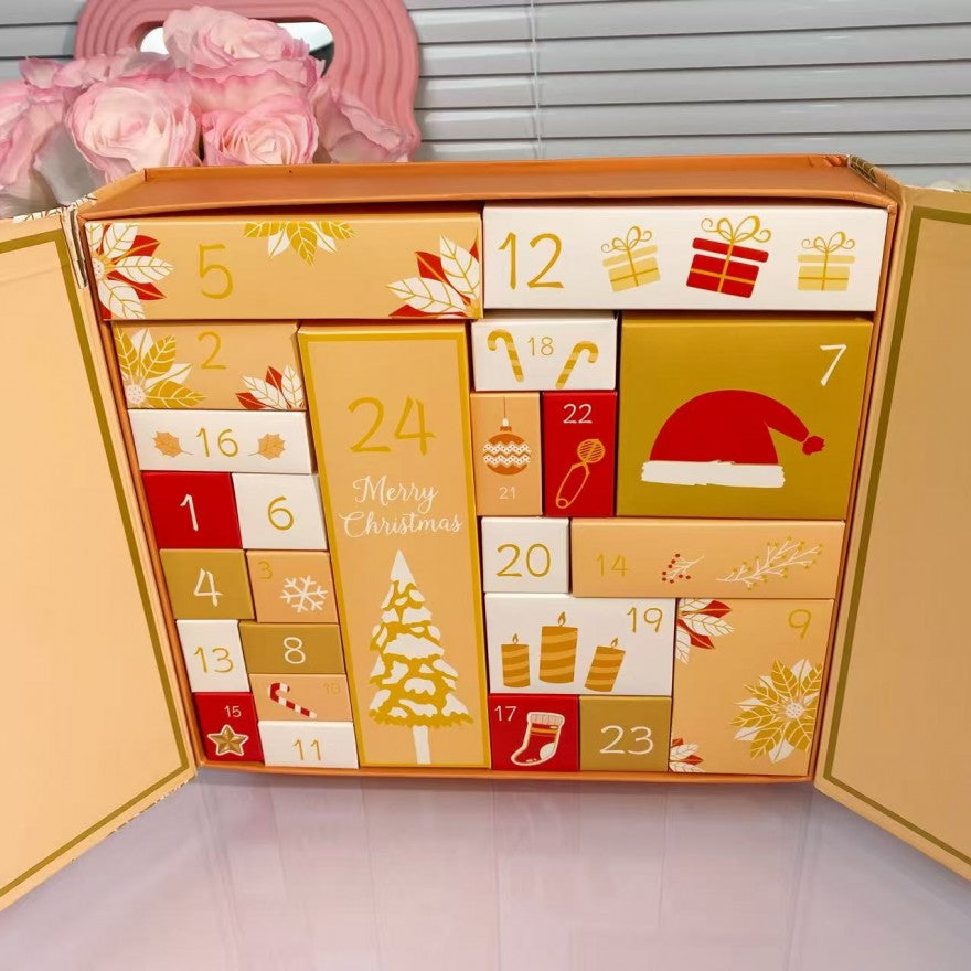 Orange Blind Box Advent Calendar for New Year 2025
