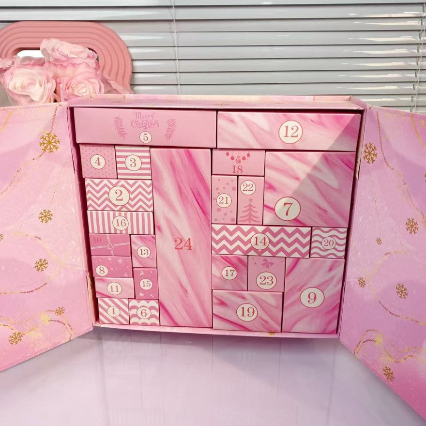 Pink Blind Box Advent Calendar for New Year 2025